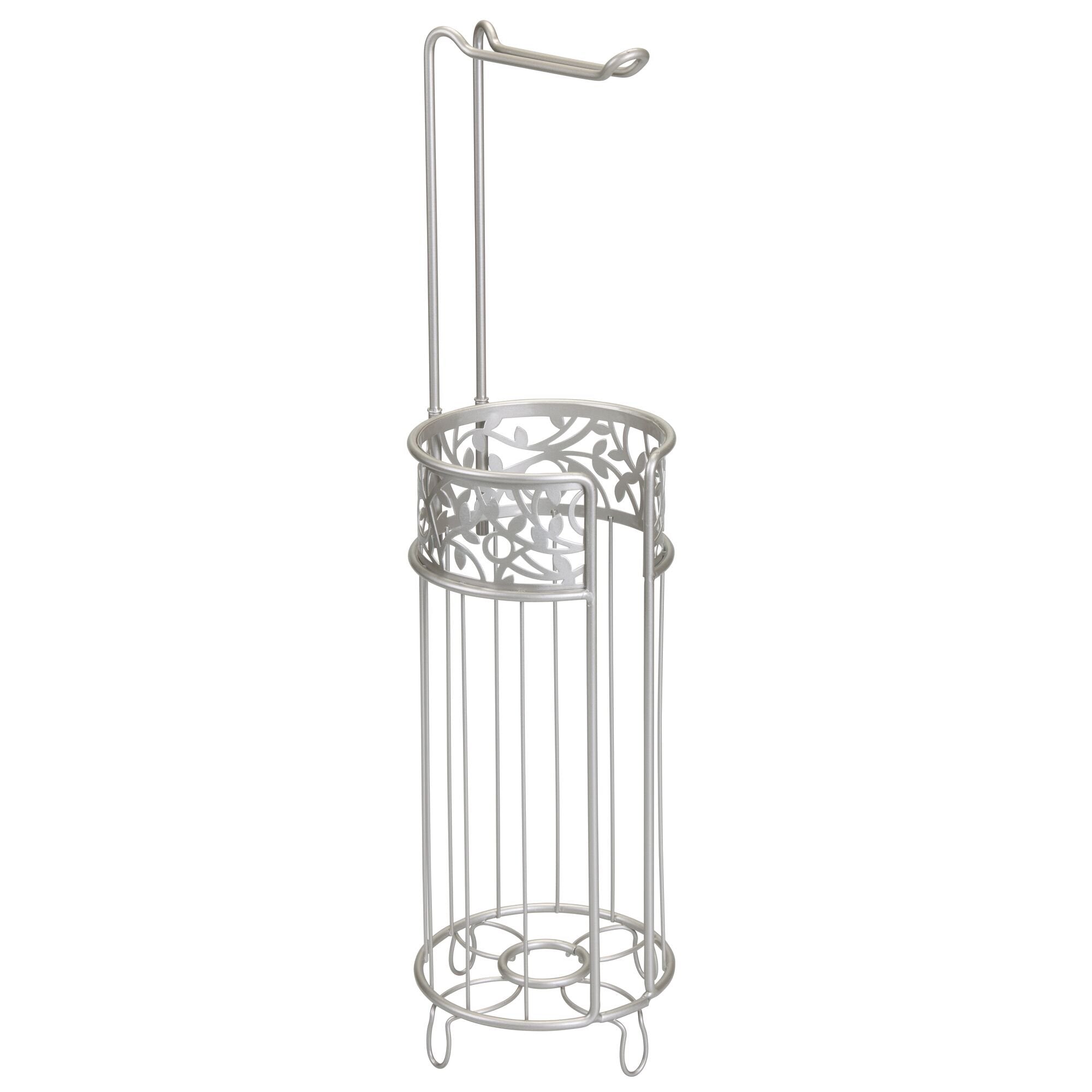 Steel Toilet Paper Roll Storage and Dispenser - Satin