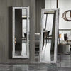 Rectangle Beveled Glass Frame Floor Mirror, final cut