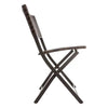 Wicker Patio Folding Chair, Brown