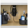 1/3 HP Continuous Feed Garbage Disposal with Power Cord and 3 Bolt Adapter Kit