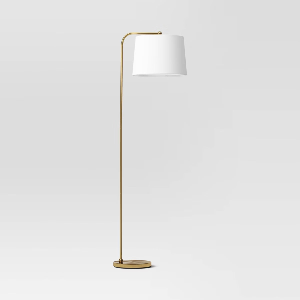 62"x14" New Traditional Downbridge Floor Lamp - Brass SHOWROOM ITEM