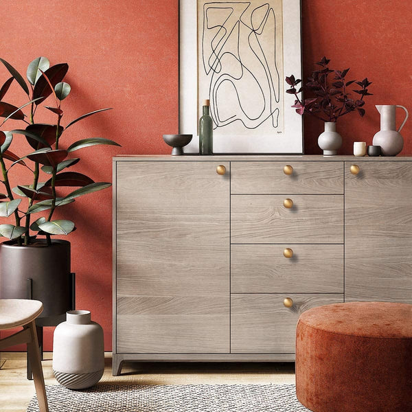 Multi-colored Classic Drawer Knob Mushroom Round Cabinet Knob