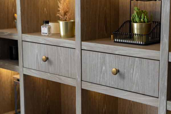 Distressed Antique Brass Cabinet Pulls American Style