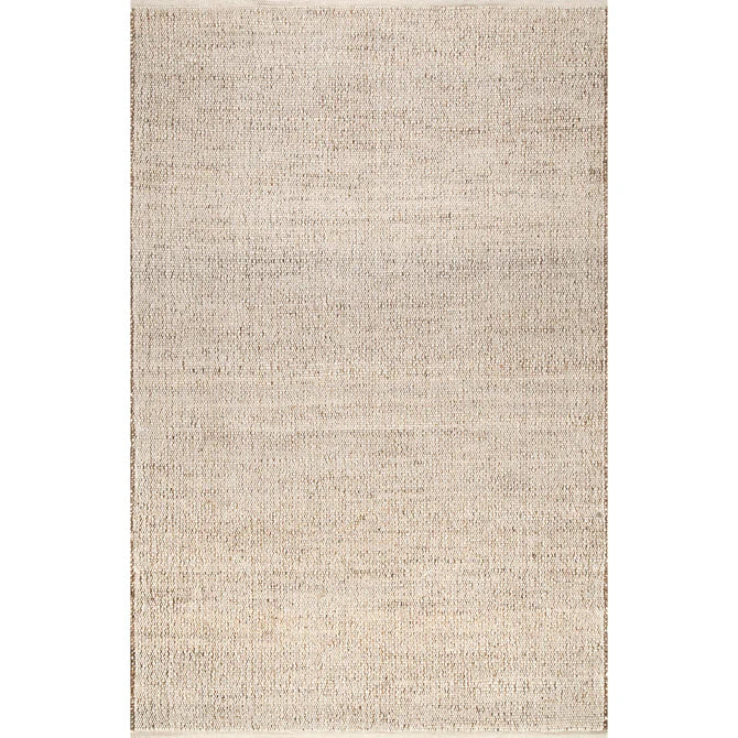 Elfriede Farmhouse Jute Blend Area Rug 2'6"x4'