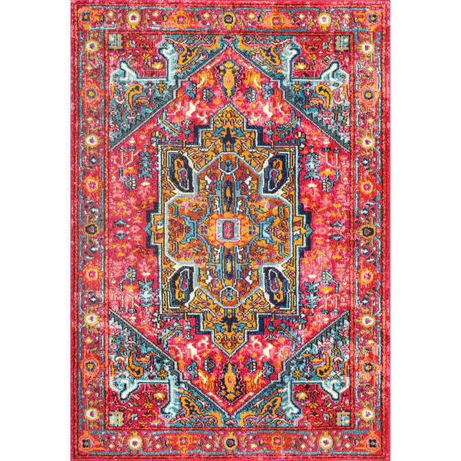 Reyna Medallion Area Rug 2'6"x6'