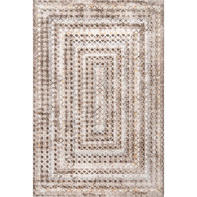 Carley Machine Washable Geometric Area Rug 5'x8'