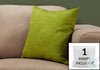 Lime Green Feathered Velvet Pillow