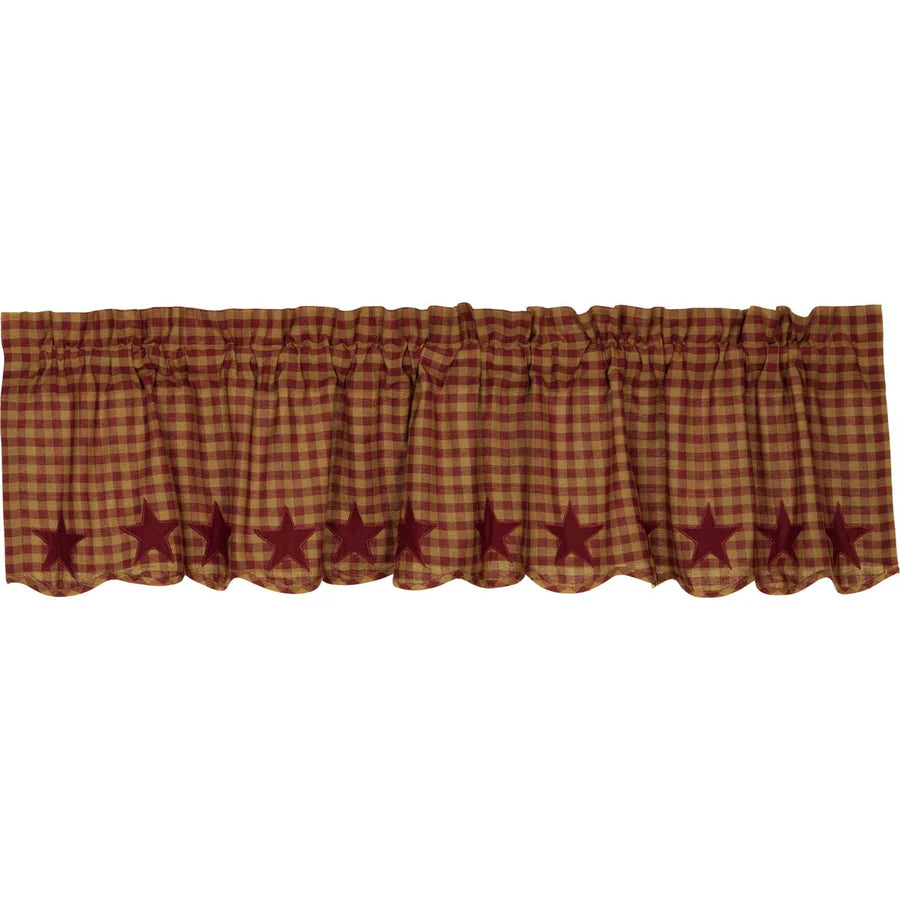 Star Scalloped Valance