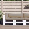 Pallet Cushions 3 pcs Taupe Fabric