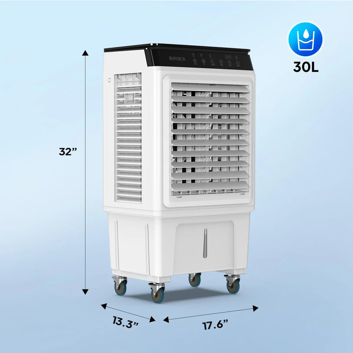Portable Evaporative Air Cooler with Remote Control