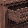5 Dresser for Bedroom, Tall Dresser, Vertical Drawer Dresser with Storage Freestanding, Wooden Closet Dresser Storage Dresser Chest for Living Room, Bedroom, Entryway, Walnut