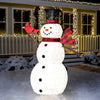 Collapsible Snowman LED Yard Light