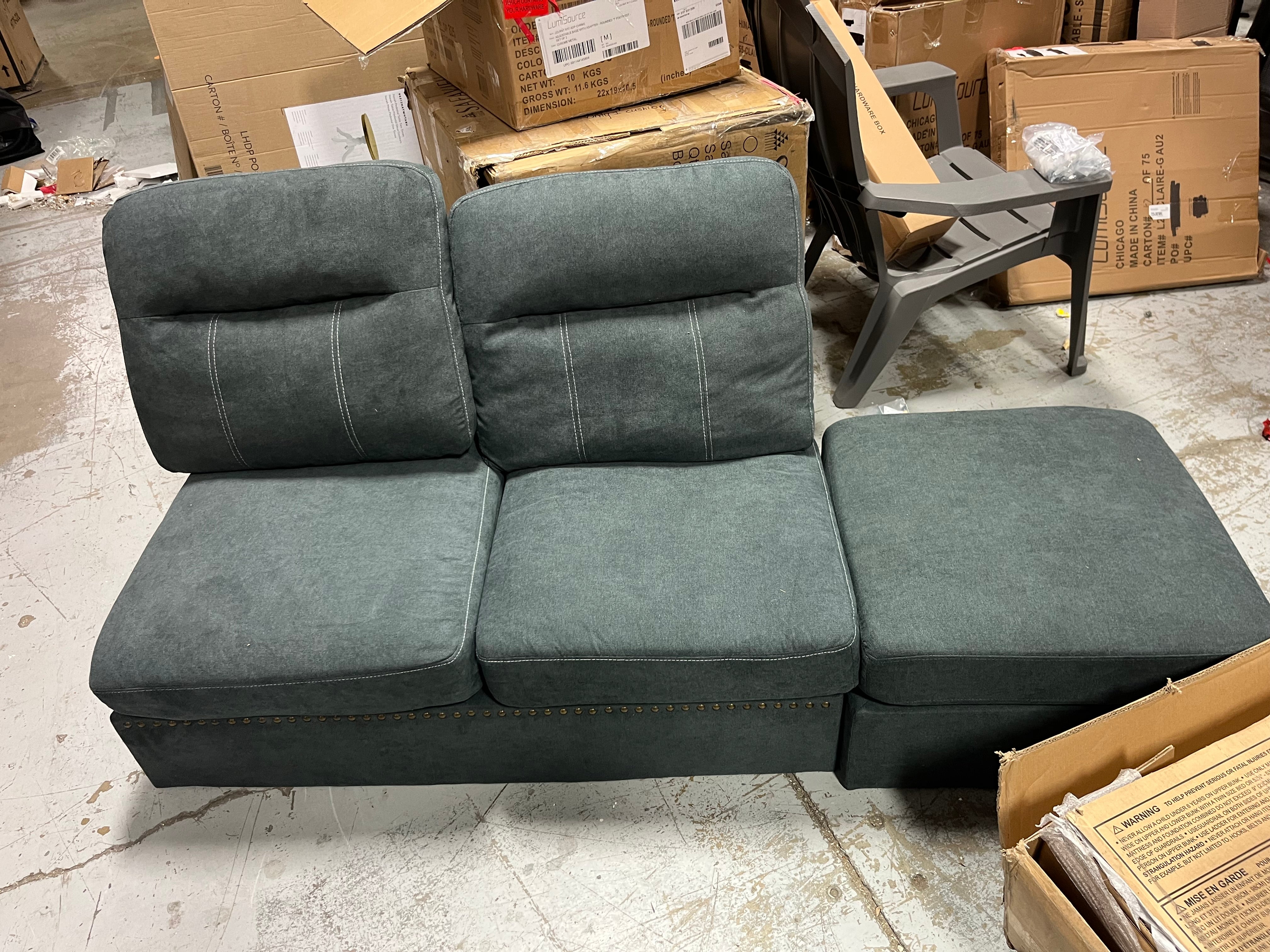 4 Seater L Shaped Reversible Sectional Sofa, final cut