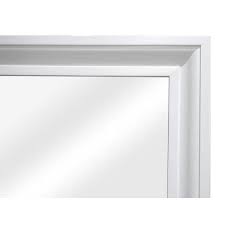 Classic Rectangle Frame Vanity Mirror in White