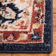 Charleston Navy/Ivory 9 ft. x 12 ft. Floral Area Rug