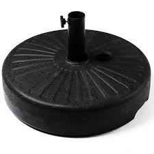 Capacity Resin Patio Umbrella Base in Black