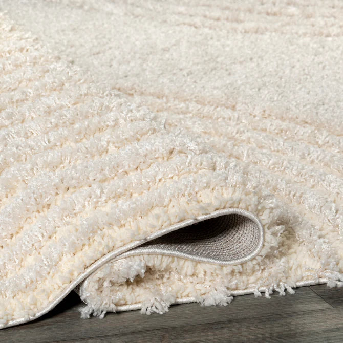 Gloria Abstract Shag Area Rug 7'10"x10'