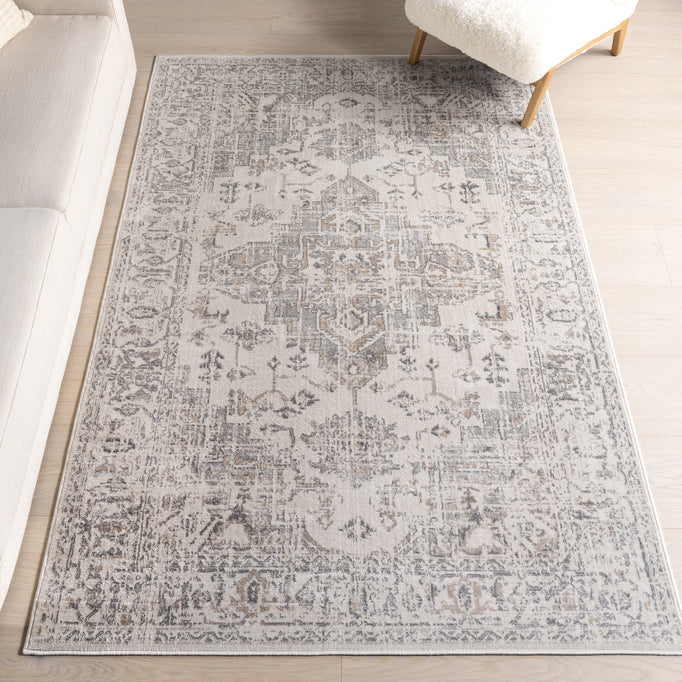Lilibet Traditional Medallion Area Rug