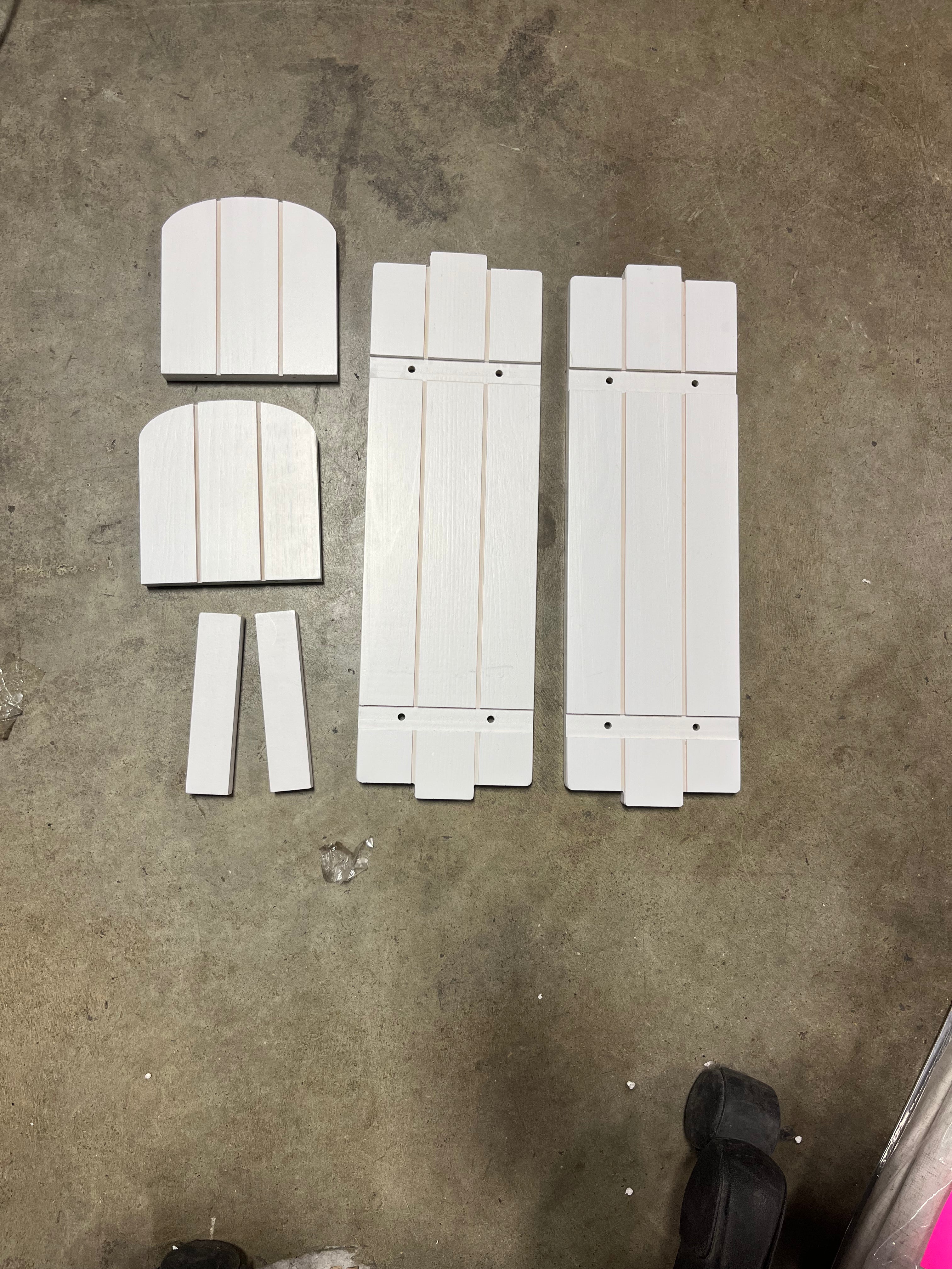 Sconces Set of 2, Large Candle Holder Rustic Shelf White Wall Decor