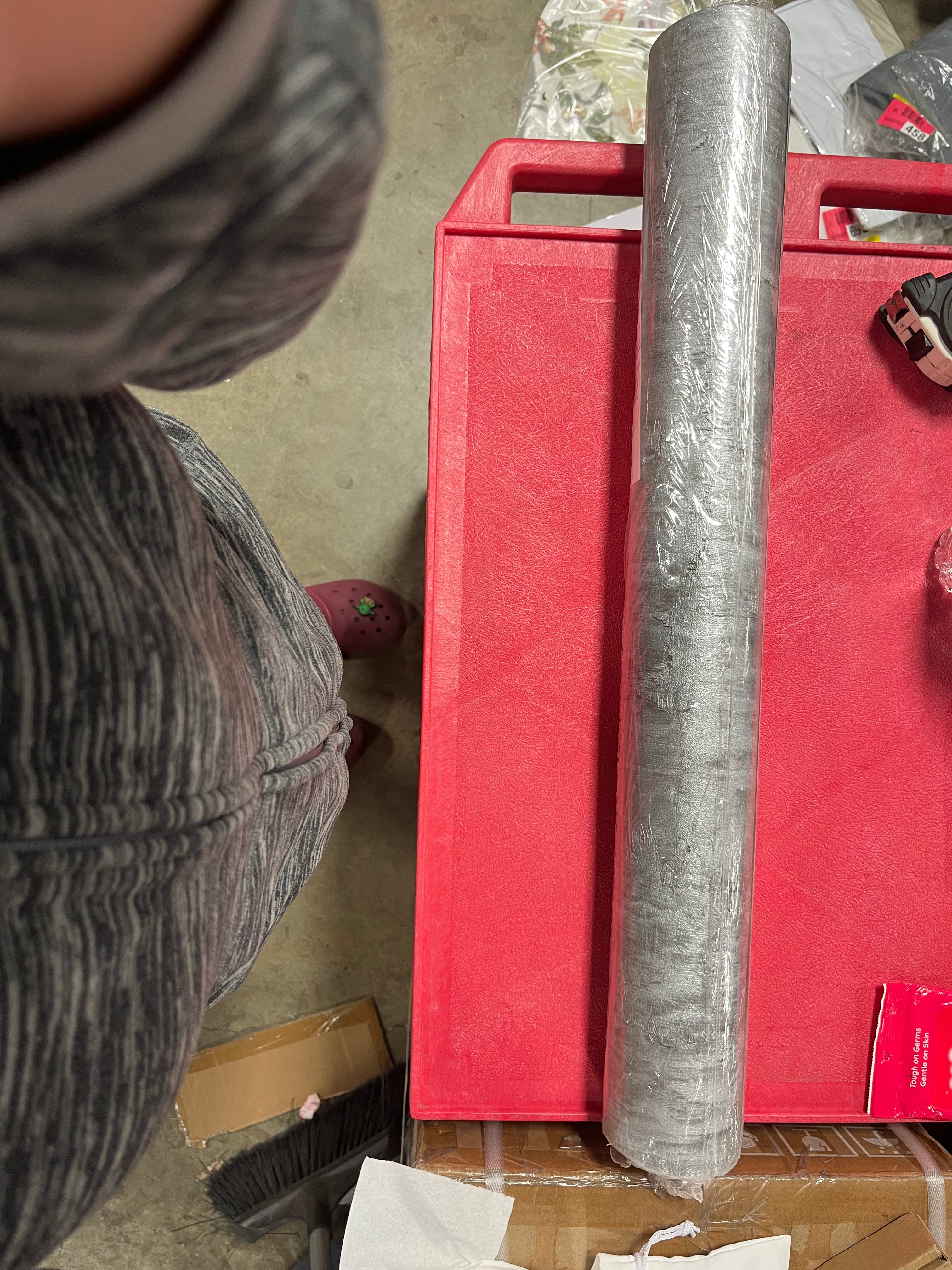 Brushstrokes Metallic Wallpaper Roll