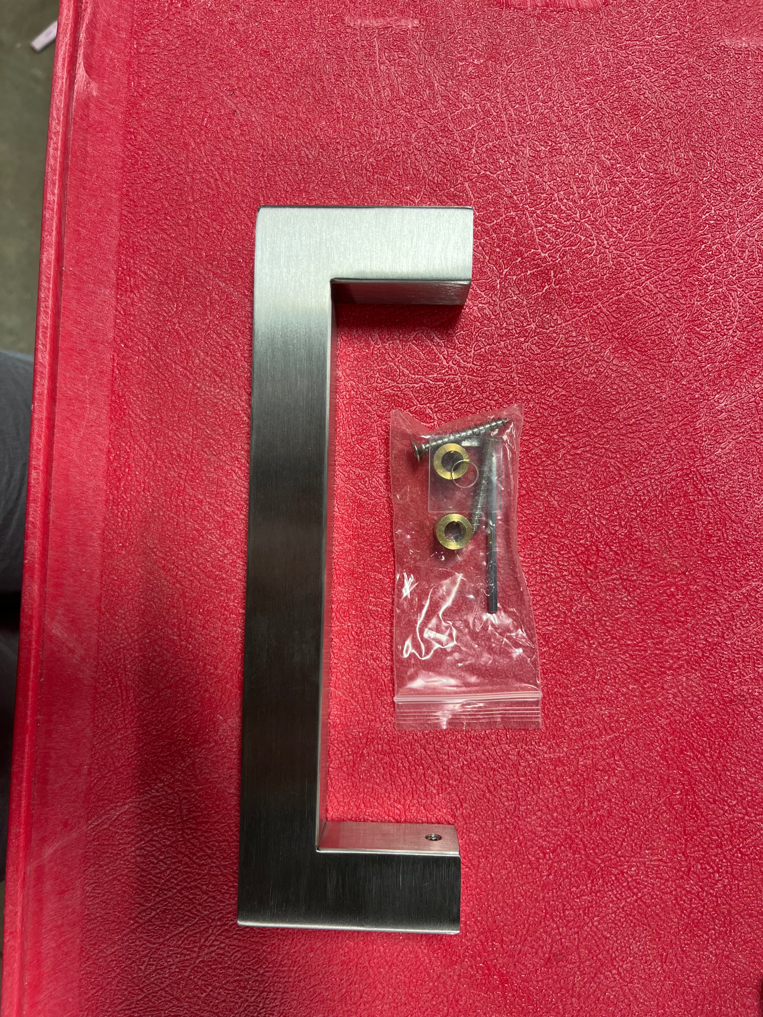 Barn Door Handle, Square, Single Sided
