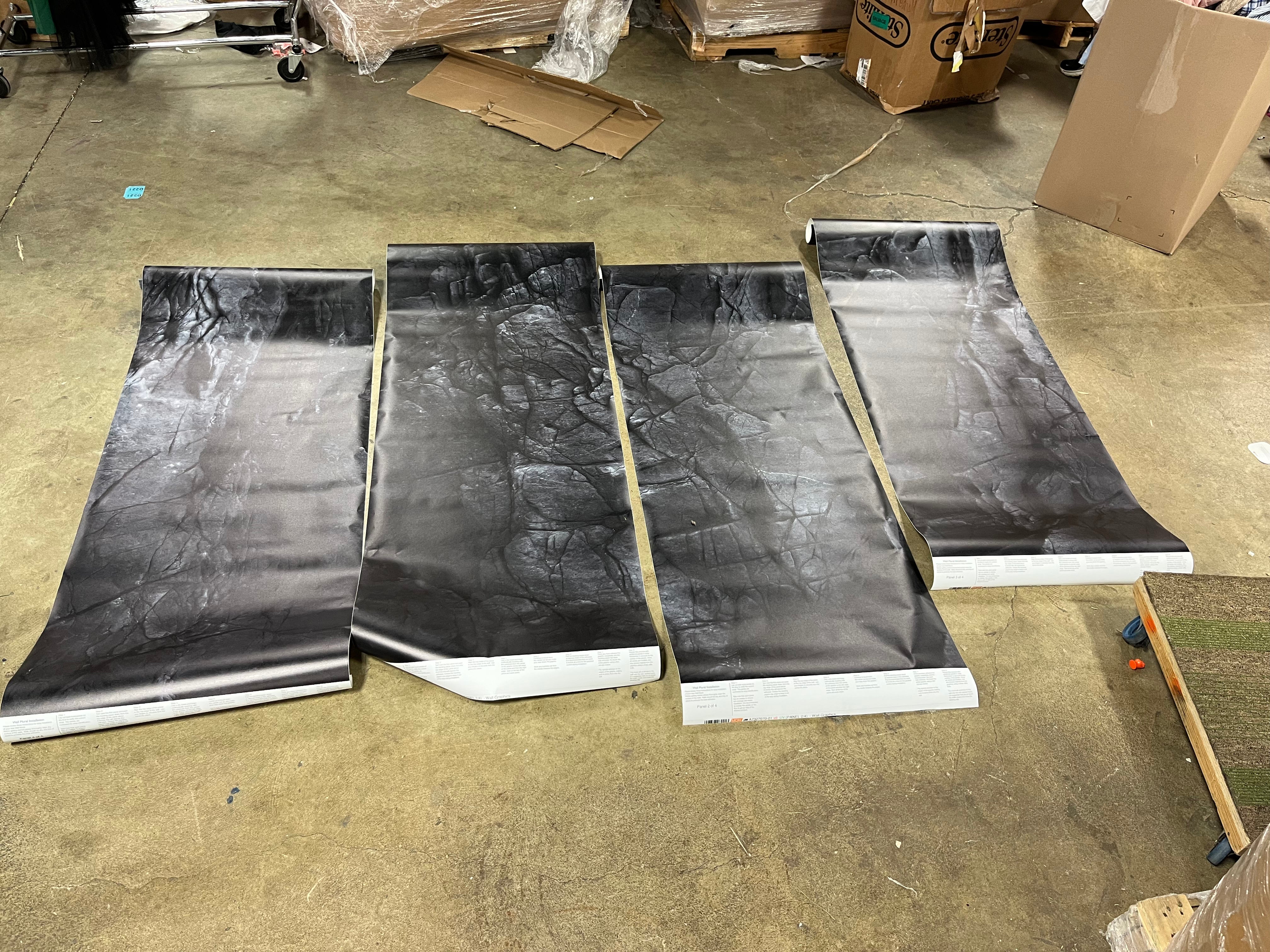 Stone Peel & Stick Border Set of 4