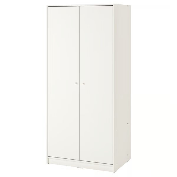 Wardrobe With 2 Doors, White
