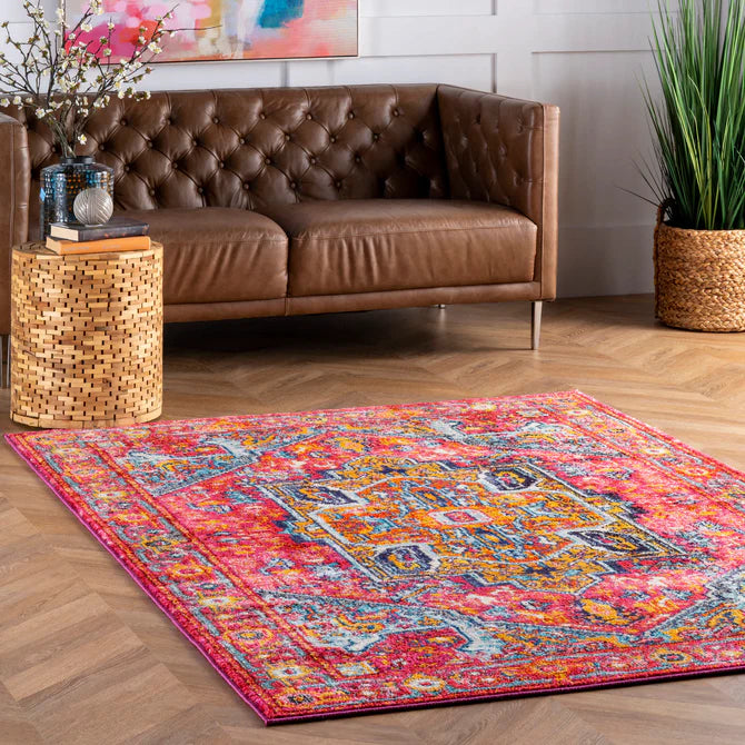 Reyna Medallion Area Rug 2'6"x6'