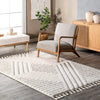 Risette Geometric Shag Tassel Area Rug