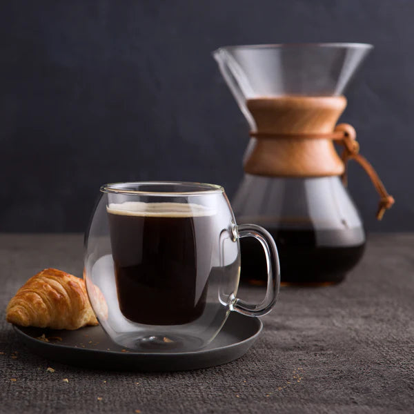 Coffee Double Wall Glasses Thermic Set of 2