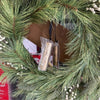 Faux Needle Pine & Snowberry Christmas Wreath with Bells