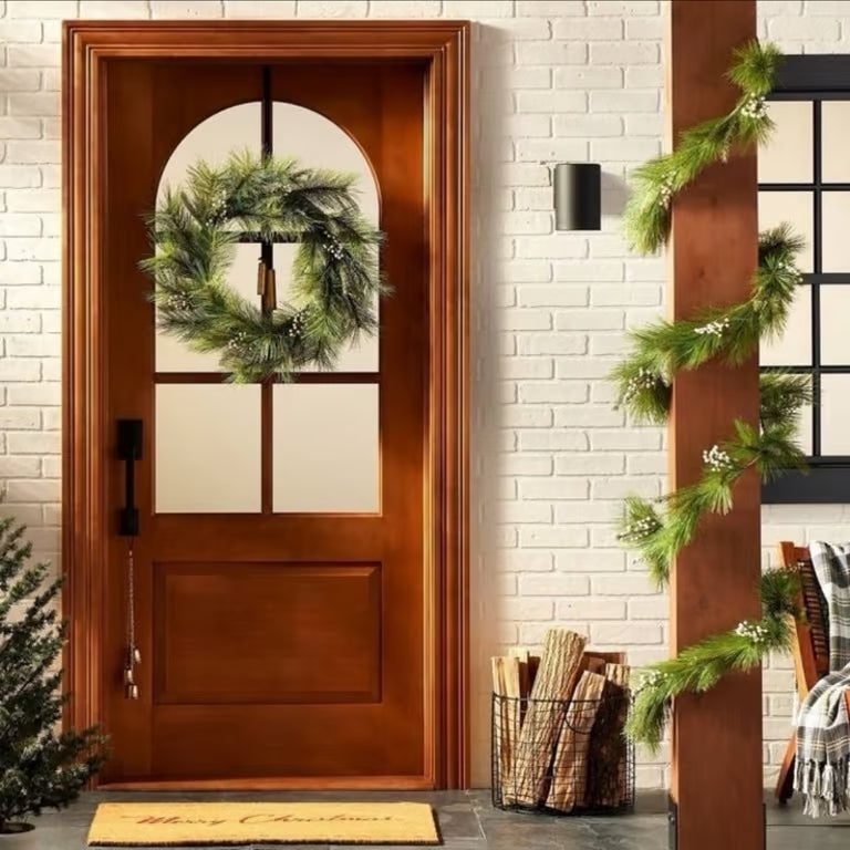 Needle Pine Snowberry Garland, final cut