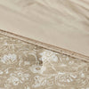 King Floral Print Trad Cotton Voile Lofty Quilt Green