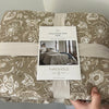 King Floral Print Trad Cotton Voile Lofty Quilt Green