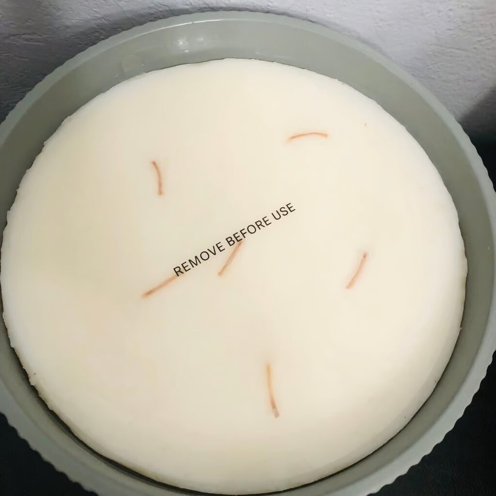 55oz Large Ceramic Nutmeg & Amber Candle Gray
