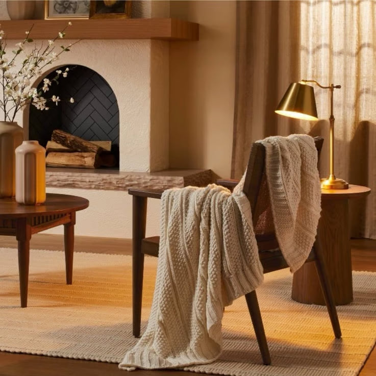 Accented Metal Task Lamp Brass