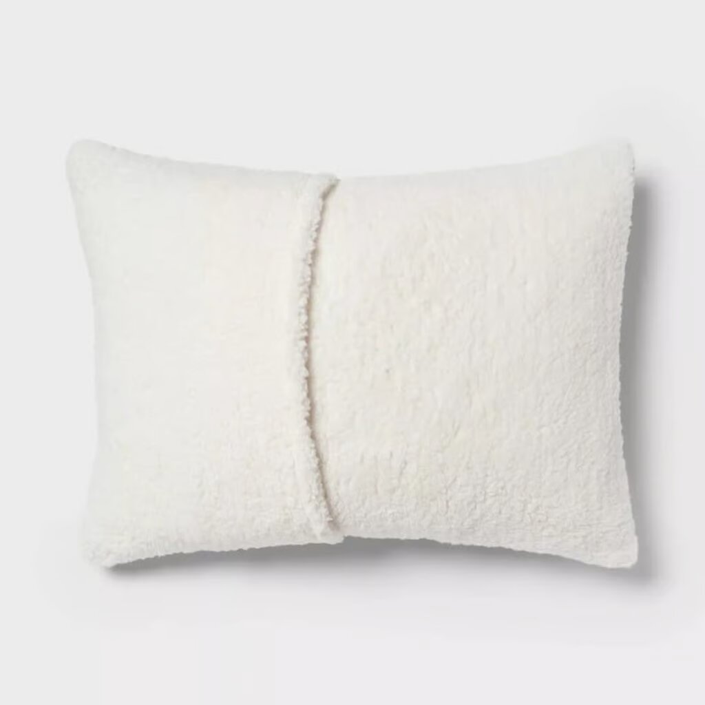 Cozy Faux Shearling Comforter and Sham 3 Piece Set, Green, King