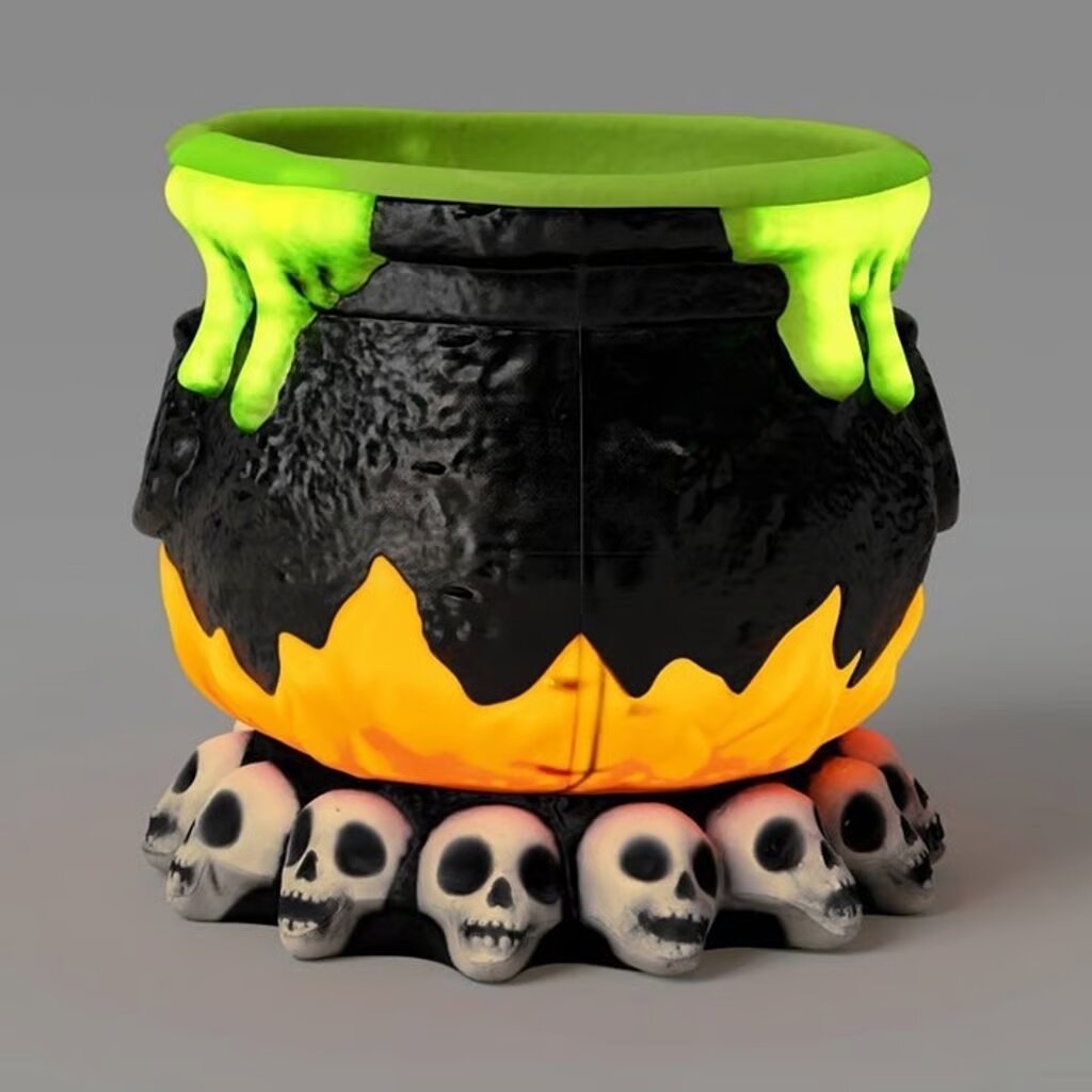 Halloween Large Light Up Cauldron