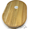 Decorative Oval Wood Tray Natural