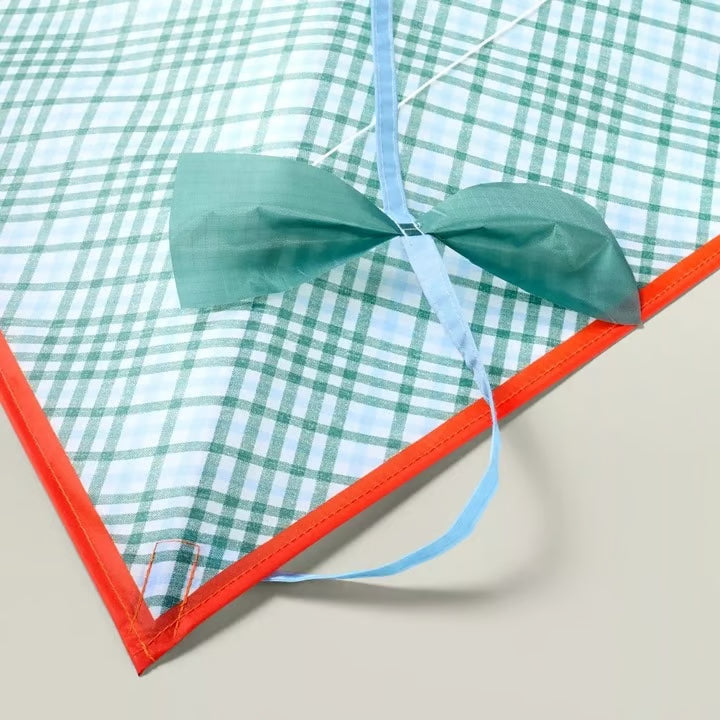 Diamond Kite Green/Blue Plaid