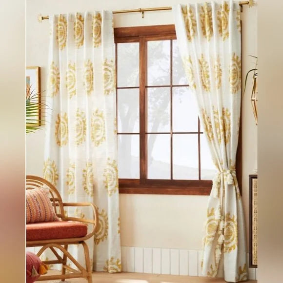 Jungalow Jacquard Drapes, One Panel