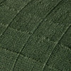 Textured Grid Square Throw Pillow Dark Green