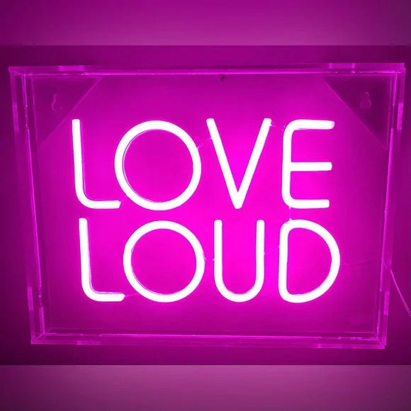 Love Loud LED Neon Light