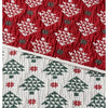 3pc Queen Holiday Matelasse Quilt and Sham Set Green Tree
