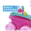 Pink Block Scooping Wagon Building Toy (21 Pieces)