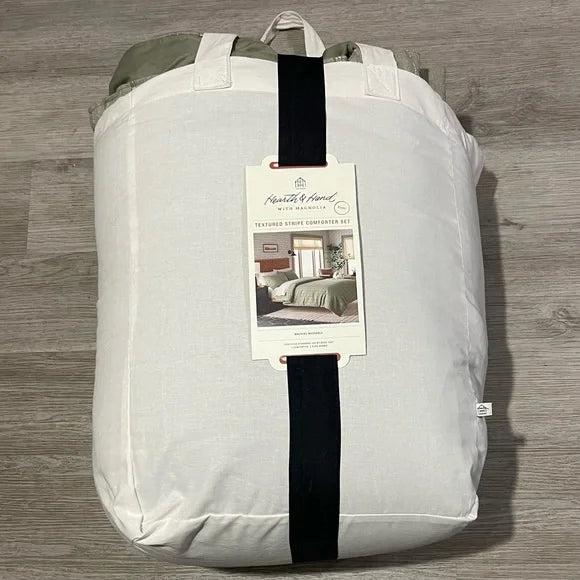 Textured Stripe Comforter Set King