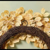 Faux Golden Ash Leaf Fall Wreath - Set of 2