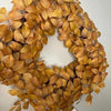 Faux Golden Ash Leaf Fall Wreath - Set of 2