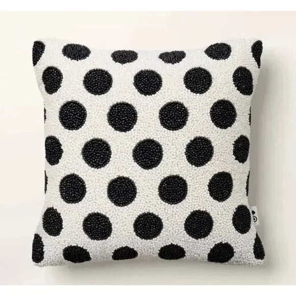 12"x12” Kate Spade NY x Target Beaded Polka Dot Square Throw Pillow SHOWROOM ITEM