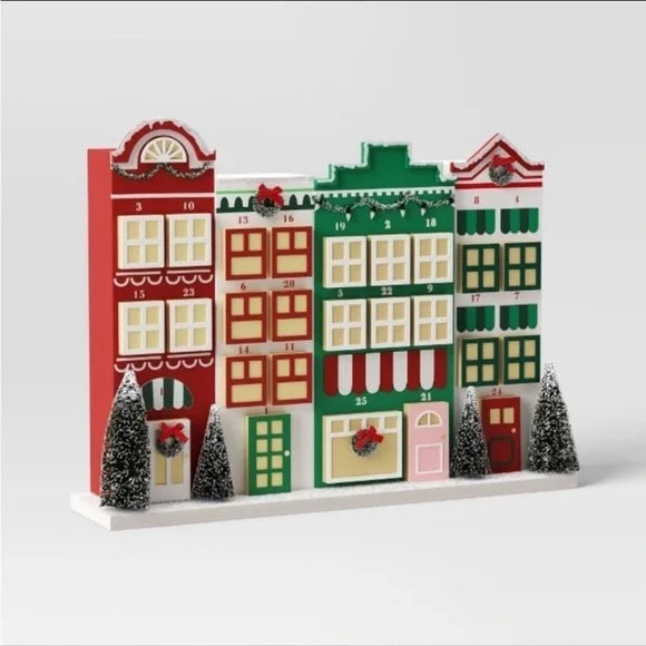 Christmas City Village Countdown Calendar, final cut